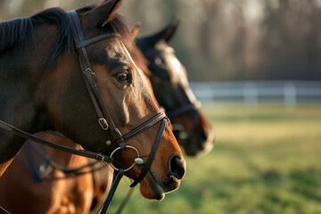 Portrait of a horse