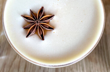 Star Anise In Coffee Cocktail Foam