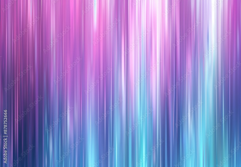 Poster light blue and purple gradient background with vertical lines for design