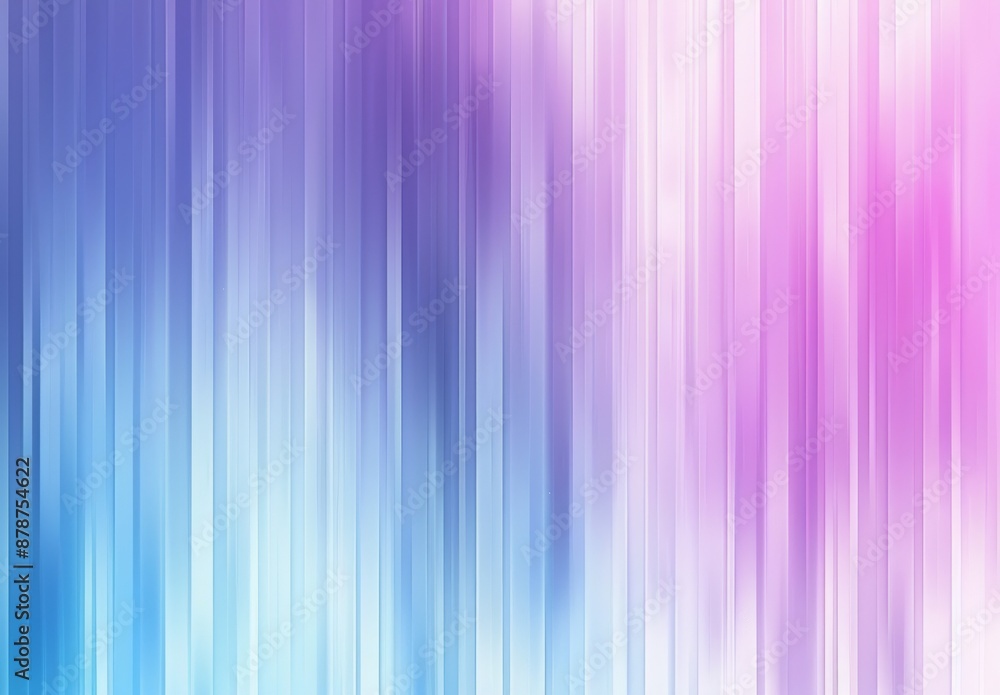 Poster light blue and purple gradient background with vertical lines for design