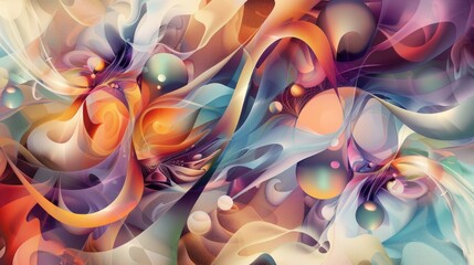 Abstract background with surrealistic elements