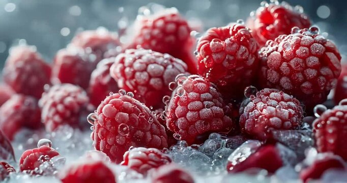 frozen raspberries