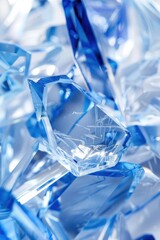 Blue Crystal Texture