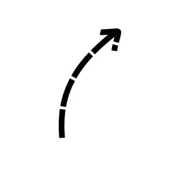 hand draw doodle thick arrows