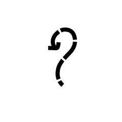 hand draw doodle thick arrows