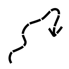 hand draw doodle thick arrows