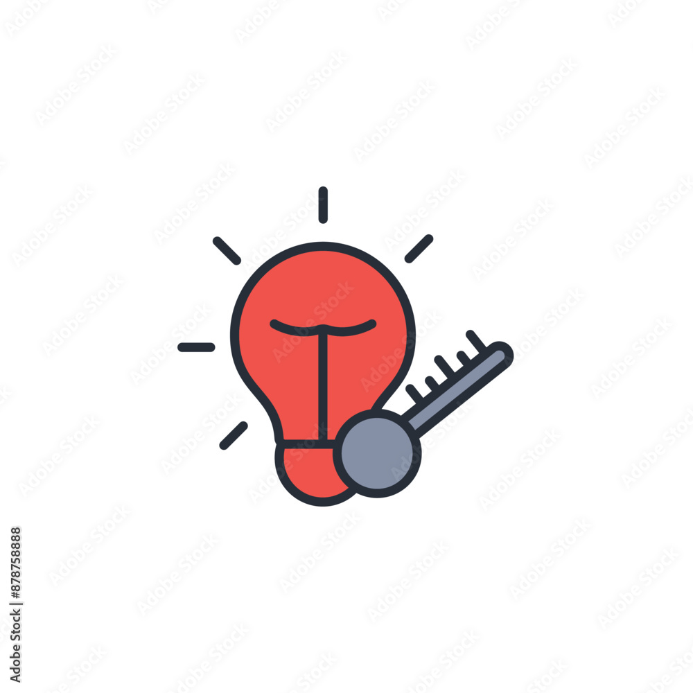 Poster intellectual property icon. vector.editable stroke.linear style sign for use web design,logo.symbol 