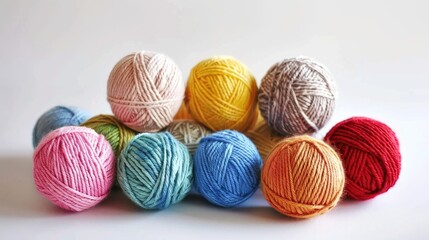 Knitting Hobby Woolen Yarn Balls
