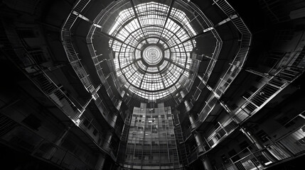 Obraz premium the inside of a panopticon