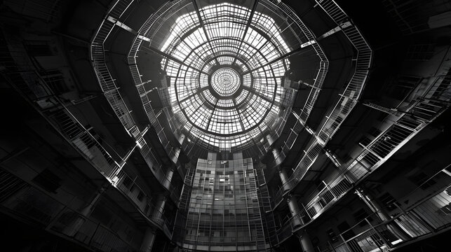 the inside of a panopticon
