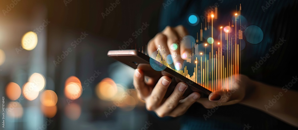 Poster Fingertip economic data analysis and visualization