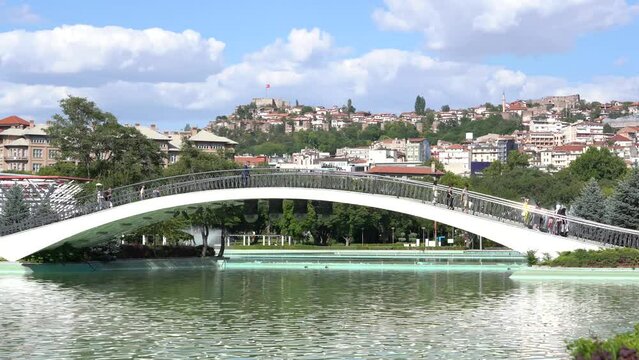 view of youth park in ulus ankara gen&ccedil;lik parkı