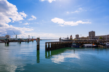 Fototapeta premium Le port du Bassin de la Manche au Havre