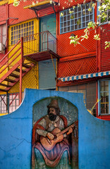 Caminito Street and surroundings. La Boca, Buenos Aires, Argentina