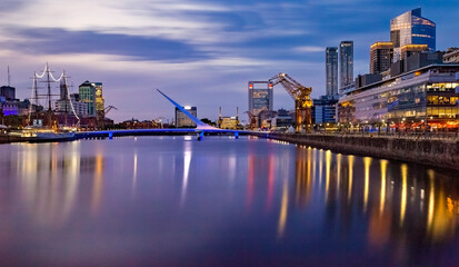 Puerto Madero, Buenos Aires, Argentina.