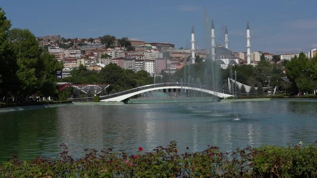 view of youth park in ulus ankara gen&ccedil;lik parkı