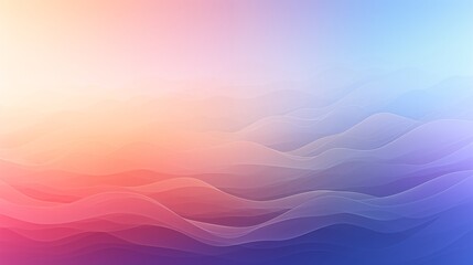 Beautiful Gradient Abstract Waves Artwork