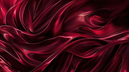 Obraz premium Abstract Background, a luxurious mix of deep garnet reds with subtle textures and flowing forms, evoking a sense of elegance and opulence.