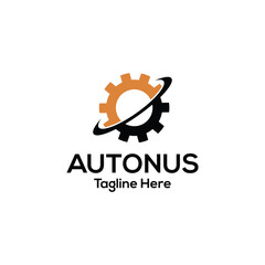 Autonus logo design inspiration concept