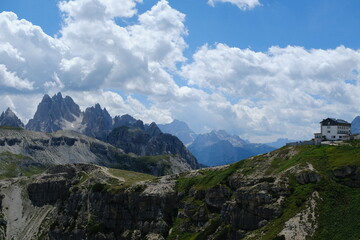 landscape with mountains