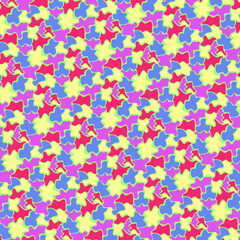 Camo Simple Camouflage Grid Geometry Multicolor Background Pattern Repeat Seamless Design 055