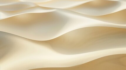 Abstract Background, a smooth, rippled surface resembling sand dunes, with gentle curves and waves in a gradient of soft beige tones