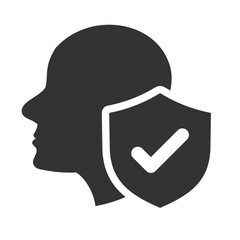 business insurance icon. vector life insurance for apps and websites