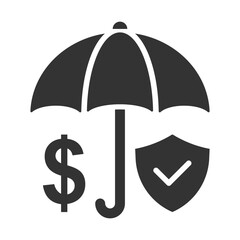 business insurance icon. vector financial insurance for apps and websites