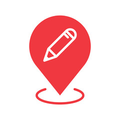 map marker, location pin, map pin icon