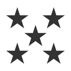 5-star icon. flat star icon for websites and apps