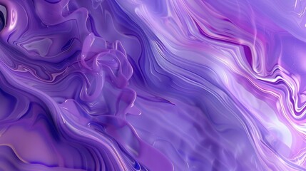 Fototapeta premium Abstract Background, enchanting liquid-like patterns with rich tonal textures in gradients of purple and lavender, creating a flowing, dynamic visual that feels both luxurious and serene.
