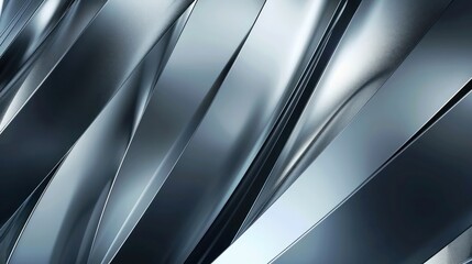 Abstract Background, gradient blurs with metallic accents in shades of silver transitioning to platinum, creating a sophisticated and futuristic atmosphere that feels sleek and modern.