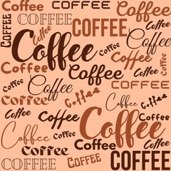 brown and orange coffee text background