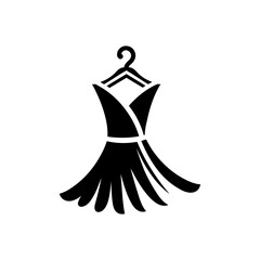 Dress vector silhouette illustration eps