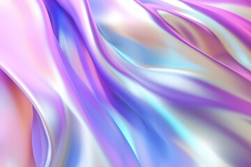 Fototapeta premium Abstract blur holographic rainbow foil iridescent background