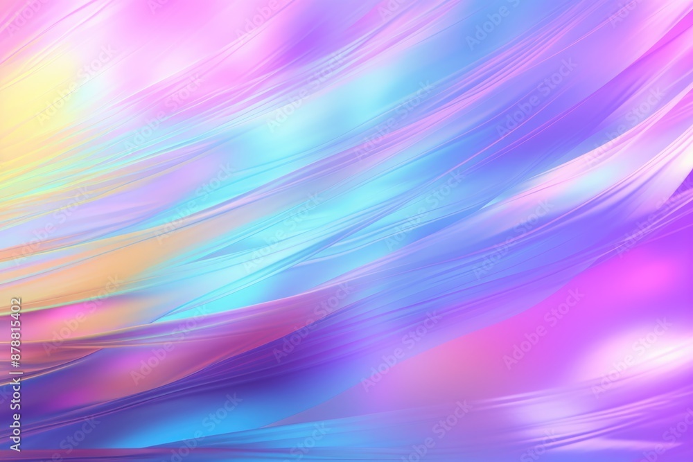 Poster rainbow holographic abstract background bright multicolored iridescent