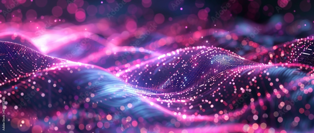 Aufkleber in a vast web of communication, data streams and knowledge flows connect individuals and communities