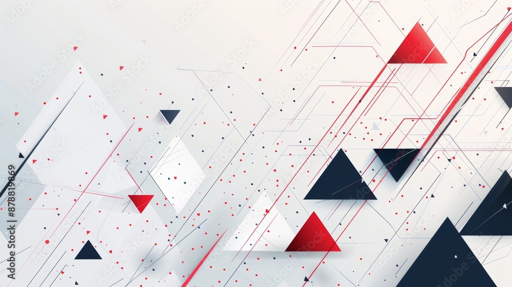 Poster stylish modern design with abstract geometric background. minimalistic texture with triangles.