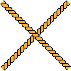 Obraz premium Cute & Attractive Brown Rope Element