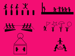 Traditional children's games played in various Asian countries