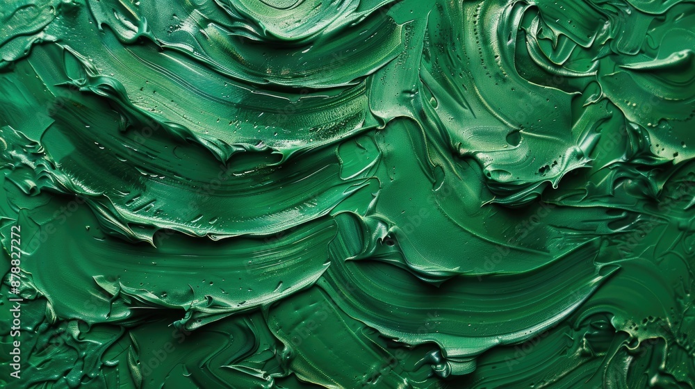 Poster abstract green background with space for text pearl brown texture for design and walls