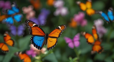 Fototapeta premium colorful butterfly 