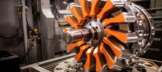 Precision machining of rocket engine part exemplifies aerospace industry s intricate requirements