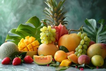 Tropical Fruit Still Life