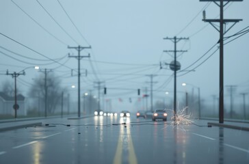 Urban Spark: Peril on a Rainy Night