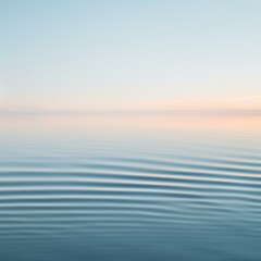 Obraz premium Tranquil Waters: Serenity on the Horizon