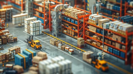 The Hub of Efficiency: Inside the Organized Warehouse