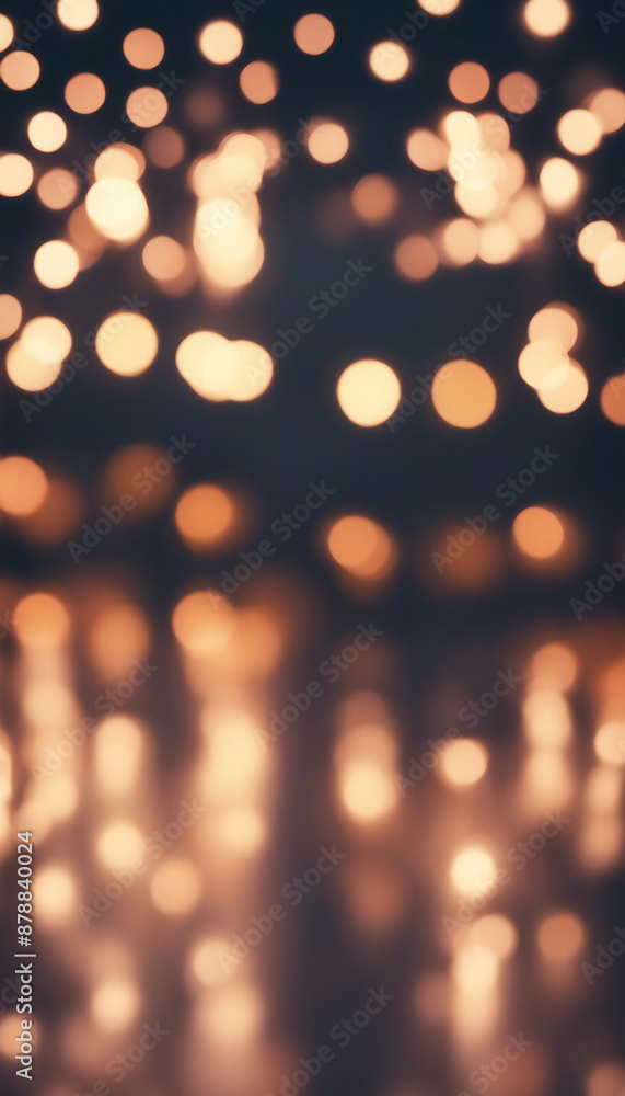 Poster bokeh abstract vertical animation background