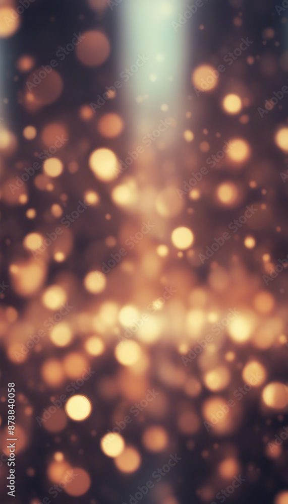 Poster bokeh abstract vertical animation background
