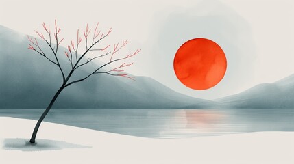 Artistic watercolor artworks capturing the essence of success and achievement, conveying a sense of accomplishment and fulfillment. Illustration, Image, , Minimalism,